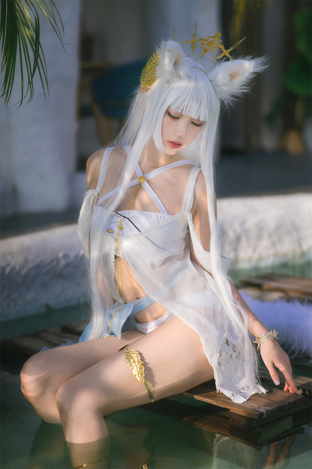 周叽是可爱兔兔 - 明日方舟 白金泳装 [23P] - 第2张 - 机器猫次元