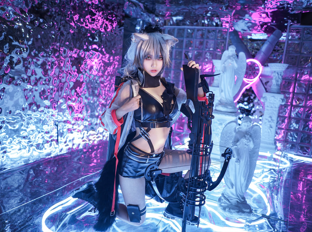 周叽是可爱兔兔 - 明日方舟 黑 [15P] - 第1张 - 机器猫次元