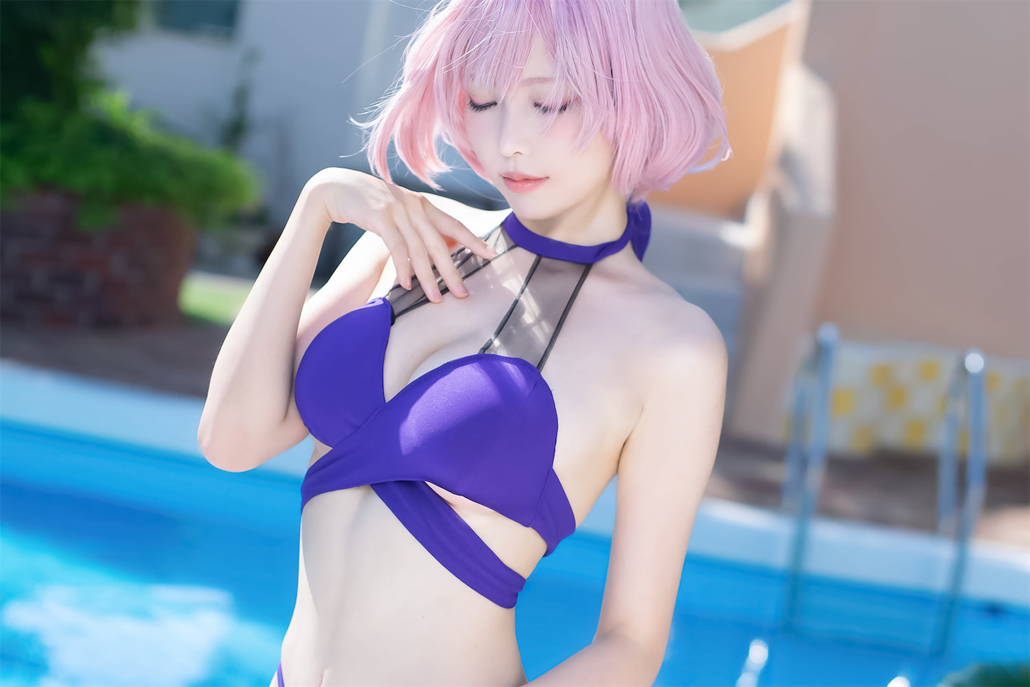 ElyEE子 - 玛修泳装 [36P] - 第4张 - 机器猫次元