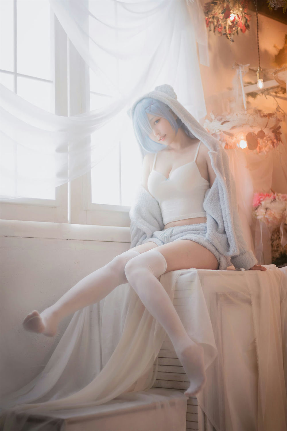 ElyEE子 - 蕾姆睡衣 [22P] - 第2张 - 机器猫次元