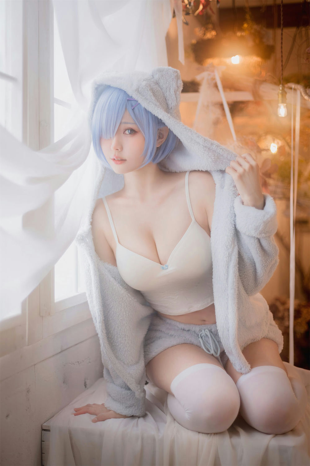 ElyEE子 - 蕾姆睡衣 [22P] - 第1张 - 机器猫次元