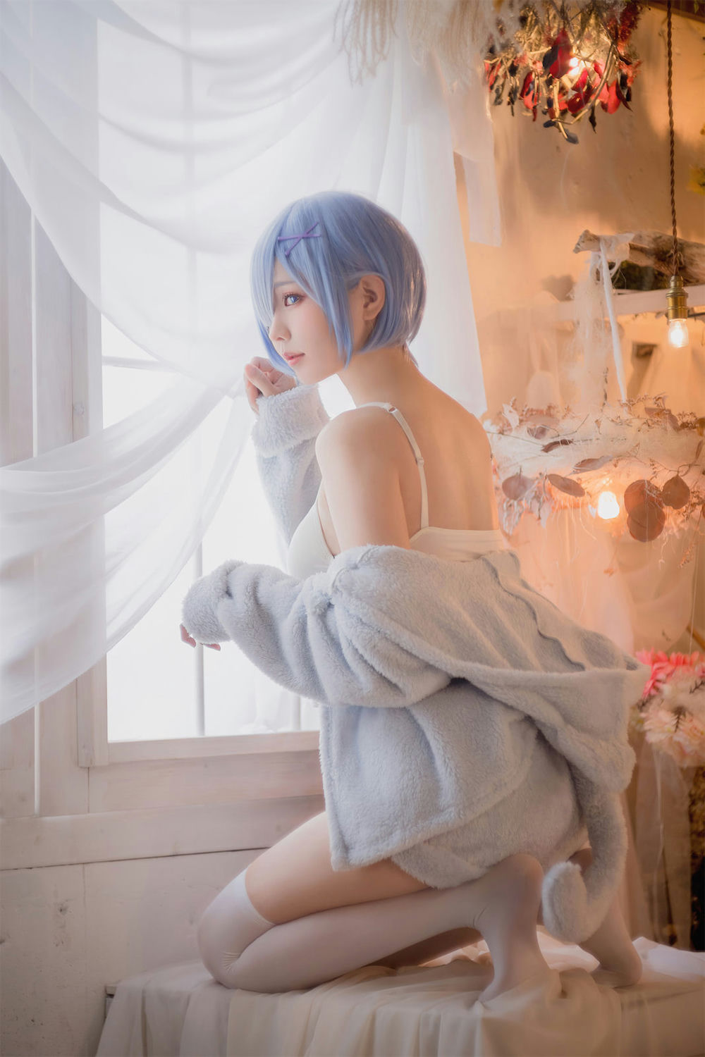 ElyEE子 - 蕾姆睡衣 [22P] - 第4张 - 机器猫次元