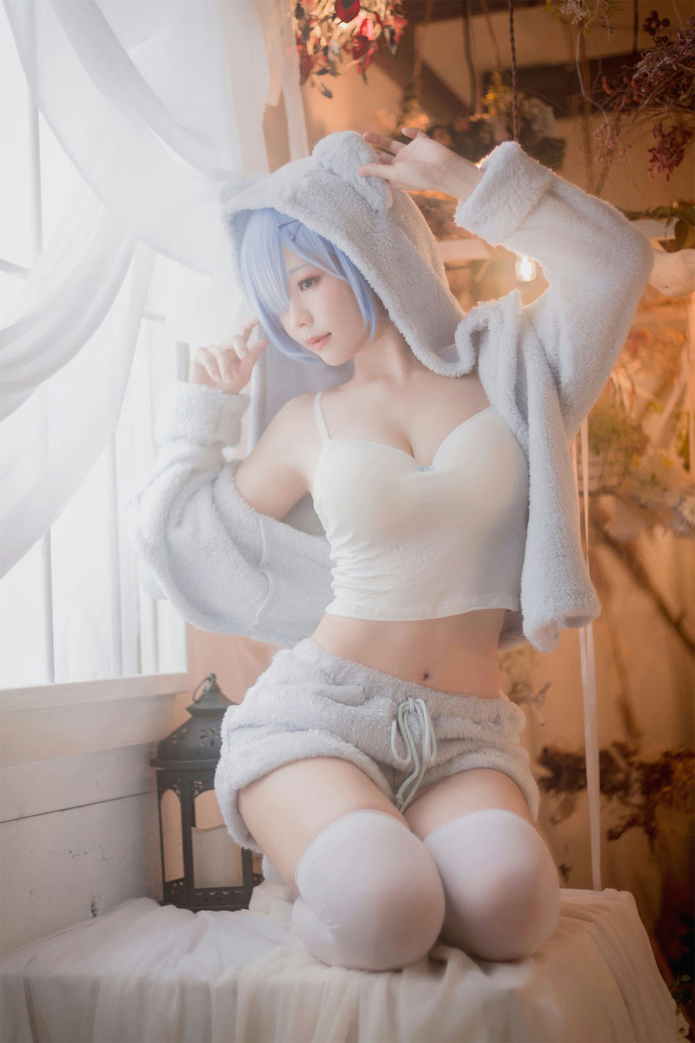 ElyEE子 - 蕾姆睡衣 [22P] - 第6张 - 机器猫次元