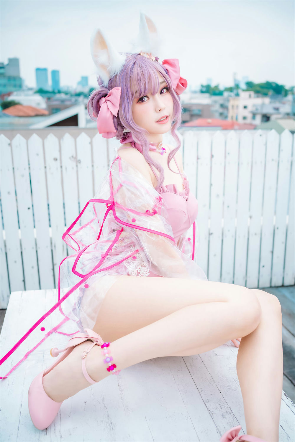 ElyEE子 - 粉粉狐娘 [54P] - 第3张 - 机器猫次元