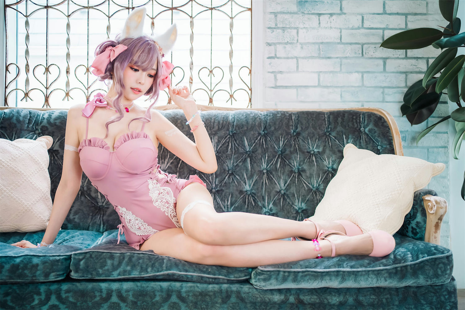 ElyEE子 - 粉粉狐娘 [54P] - 第5张 - 机器猫次元