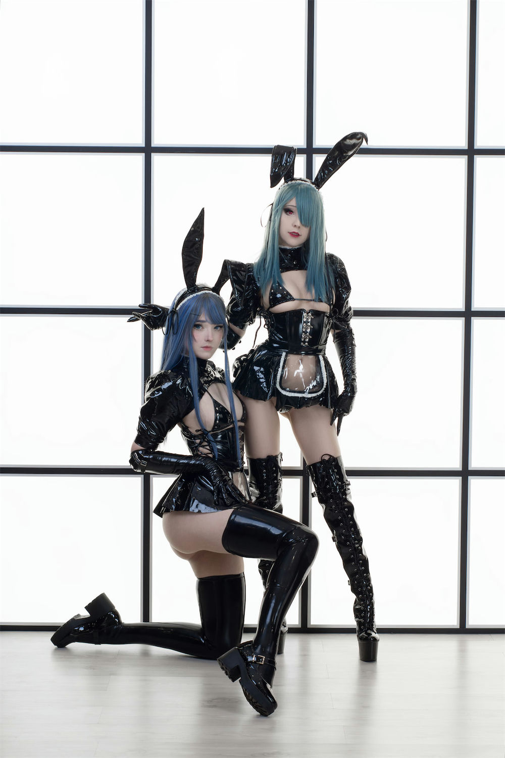 CandyBall - 双人兔女郎Latex [57P] - 第5张 - 机器猫次元