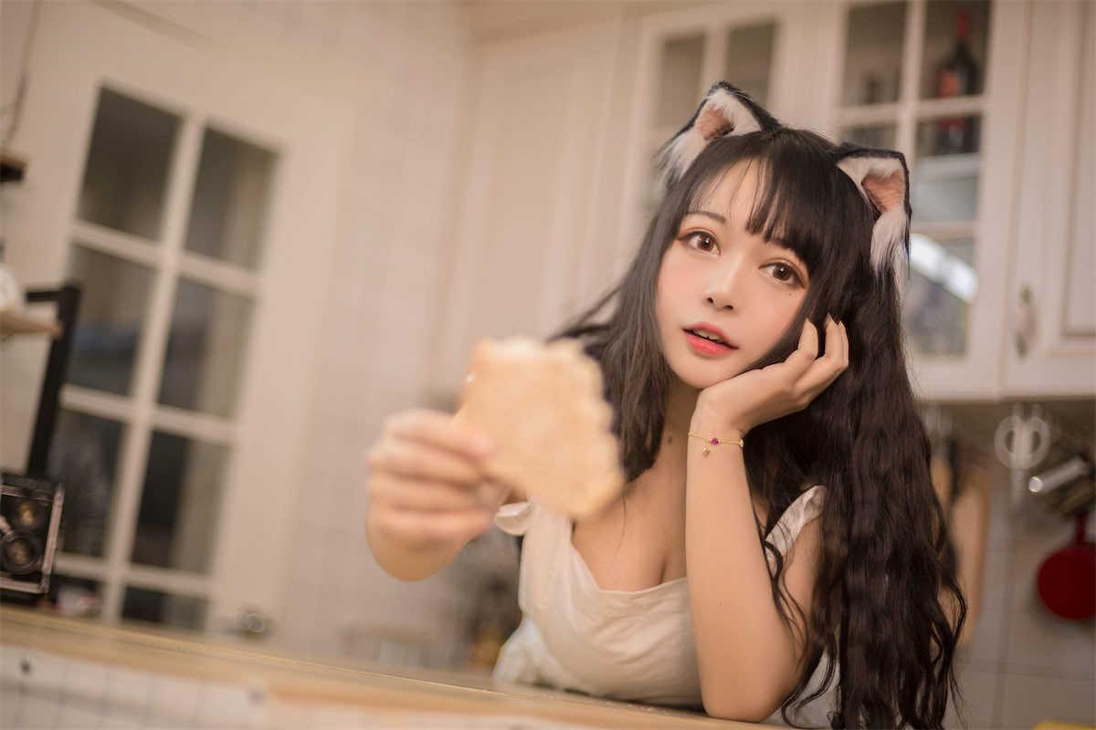黑猫猫OvO - 厨房猫耳 [11P] - 第4张 - 机器猫次元