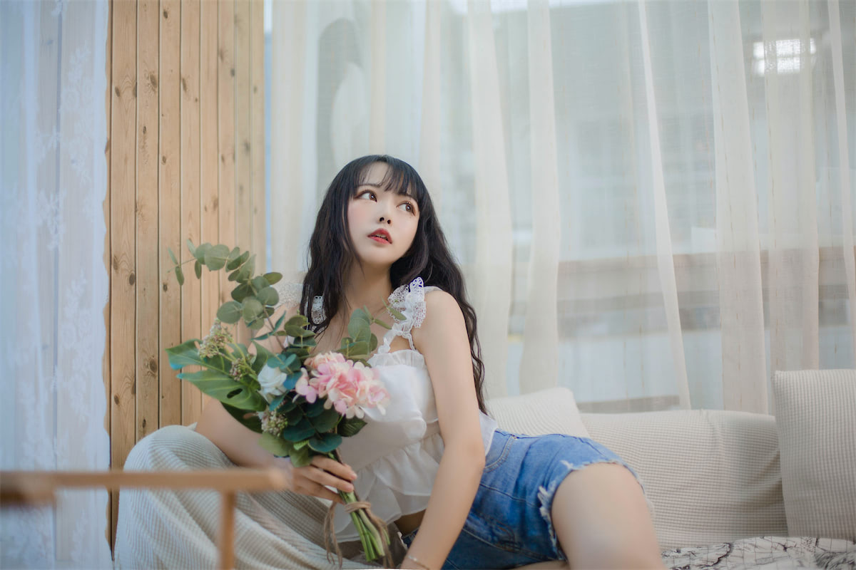 黑猫猫OvO - 夏日露脐雪纺衫 [16P] - 第3张 - 机器猫次元