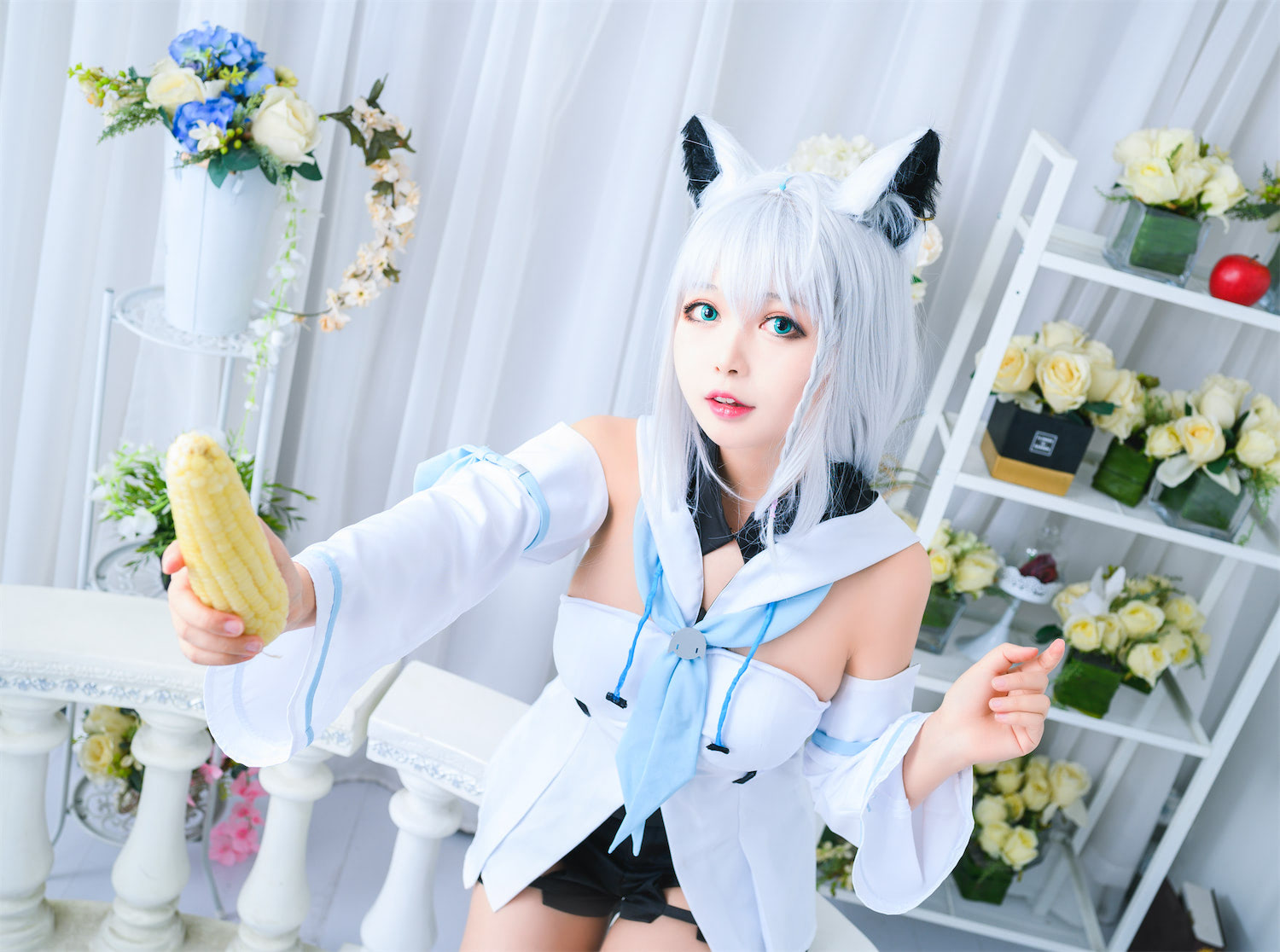 黑猫猫OvO - 白上吹雪 [12P] - 第1张 - 机器猫次元