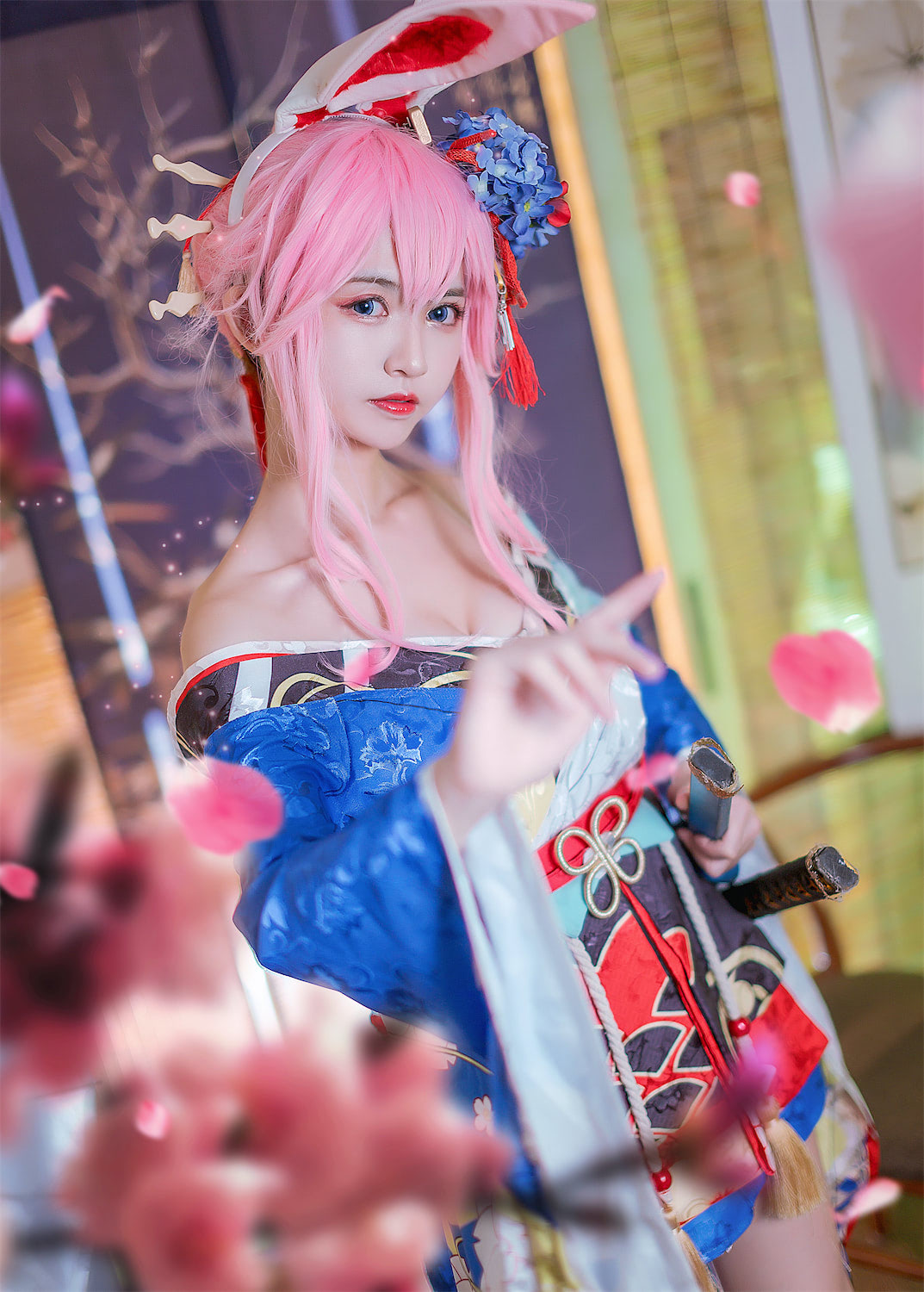 鳗鱼霏儿 - 八重樱花魁 [12P] - 第2张 - 机器猫次元