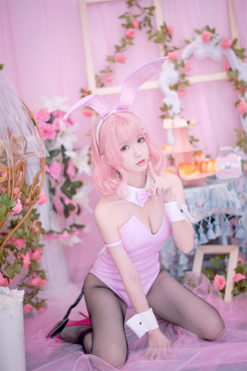 鳗鱼霏儿 - 粉色兔女郎 [14P] - 第5张 - 机器猫次元