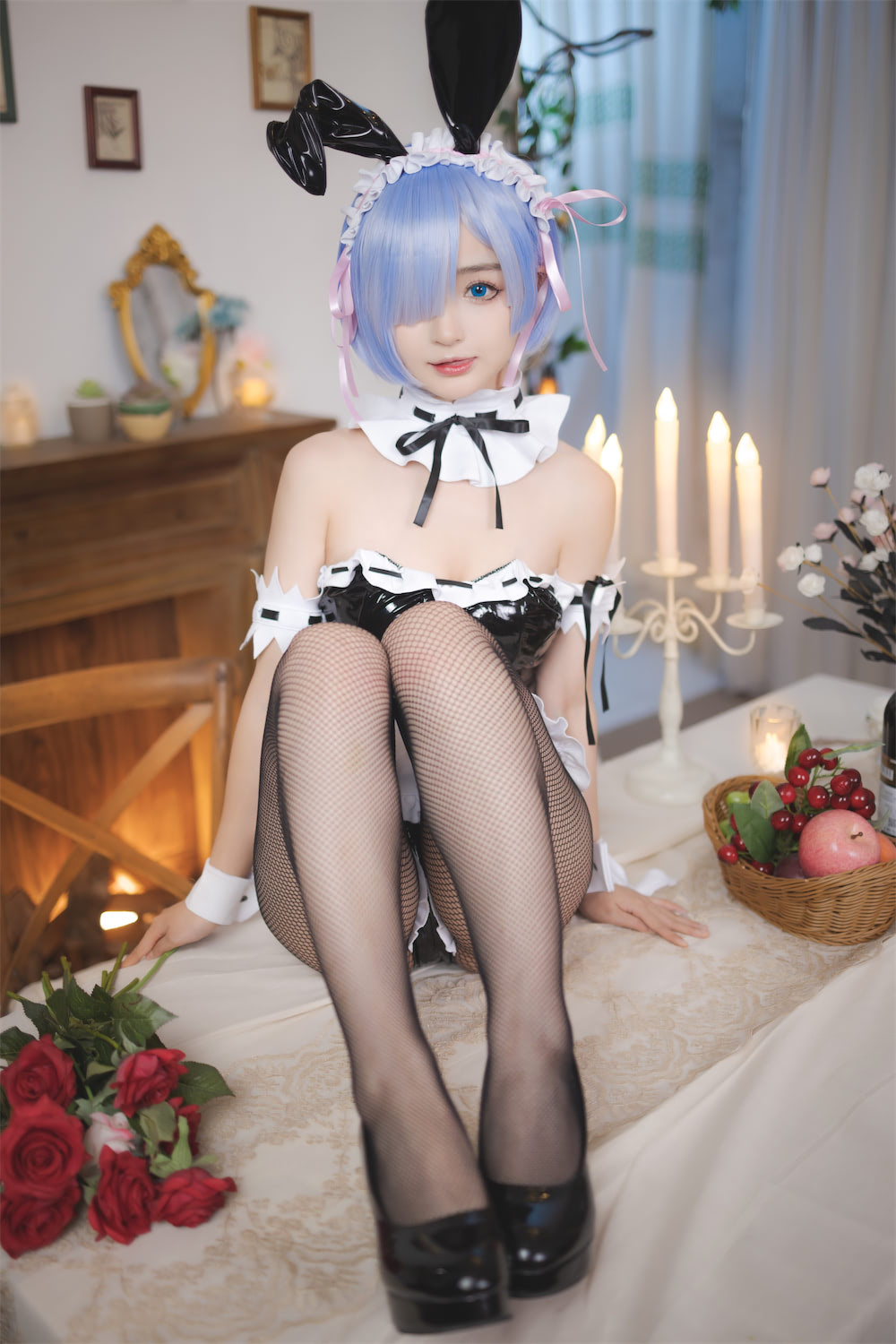 桜井宁宁 - 蕾姆兔女郎 [34P] - 第3张 - 机器猫次元