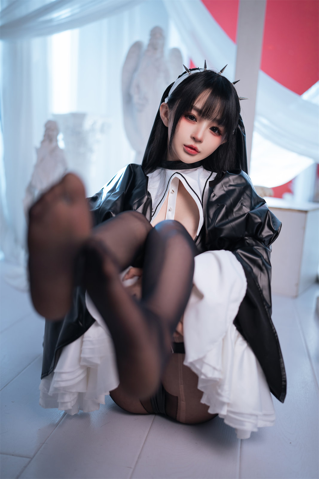桜井宁宁 - 皮衣修女 [60P] - 第3张 - 机器猫次元