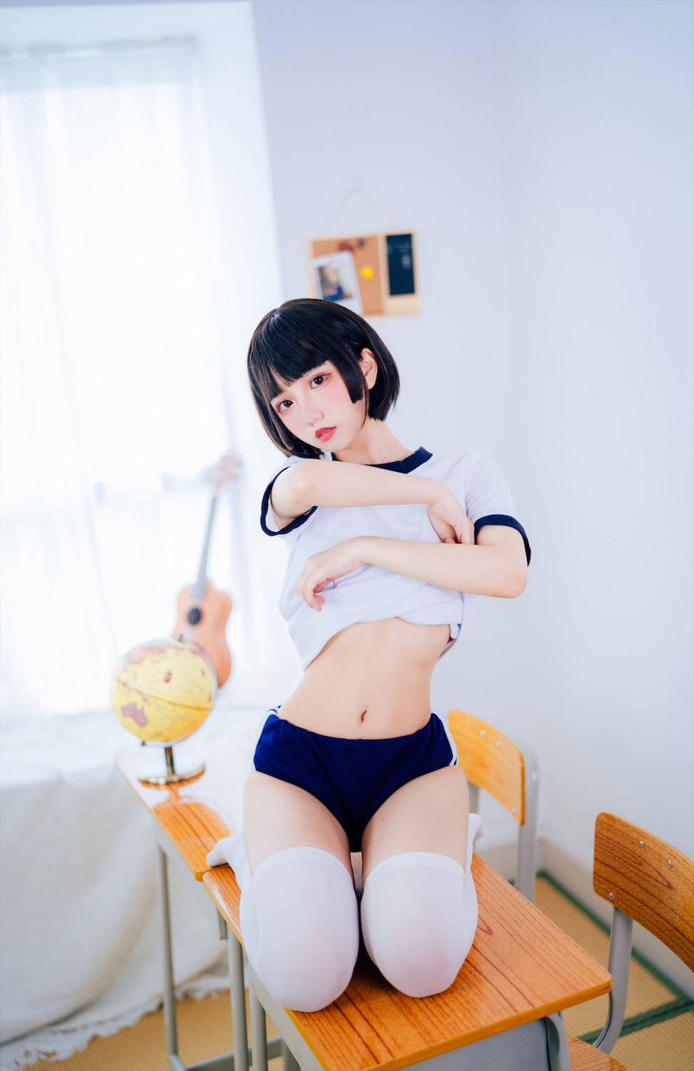 果咩酱w - 教室体操服 [19P] - 第3张 - 机器猫次元