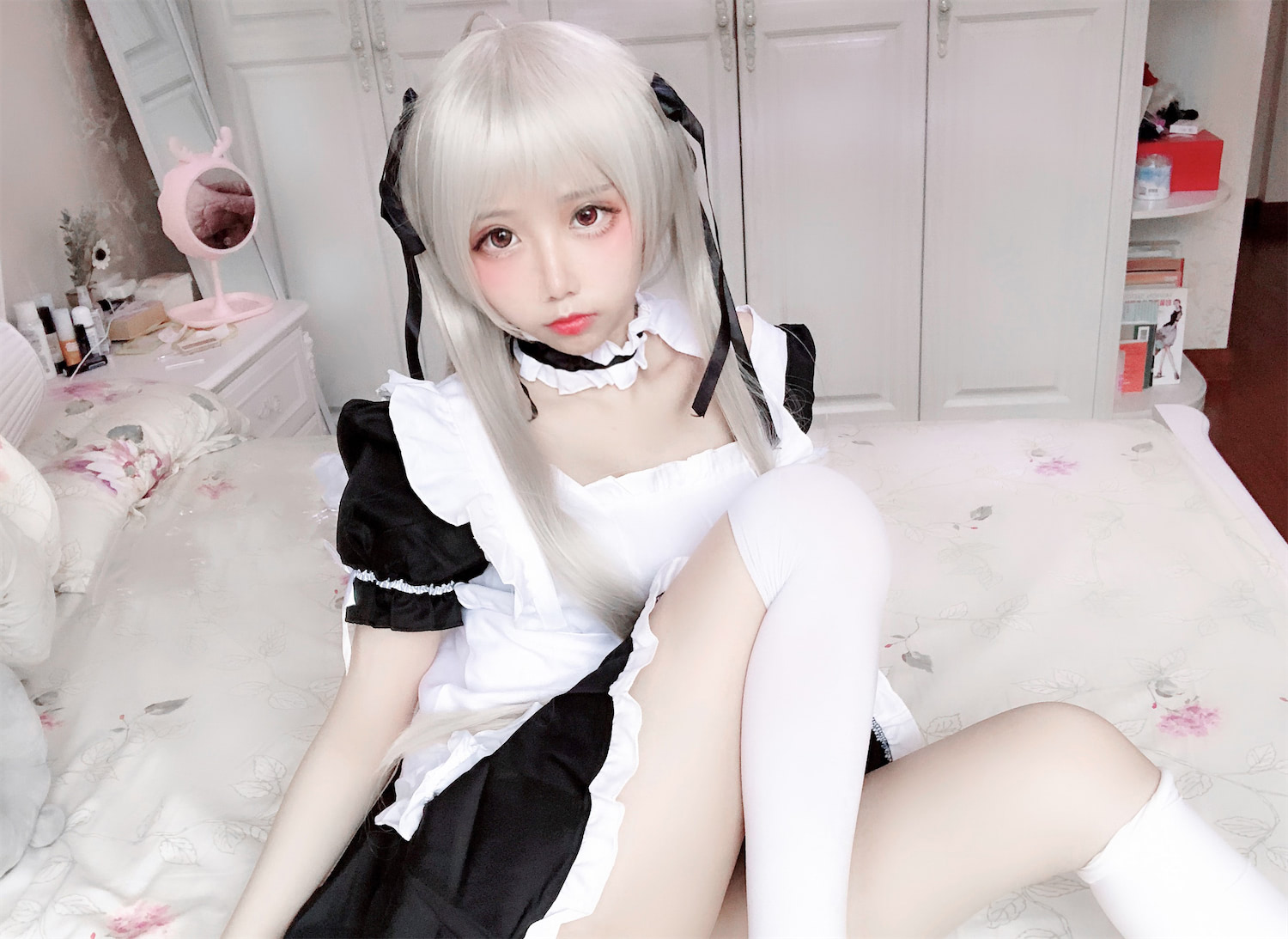 果咩酱w - 春日野穹女仆 [18P] - 第6张 - 机器猫次元