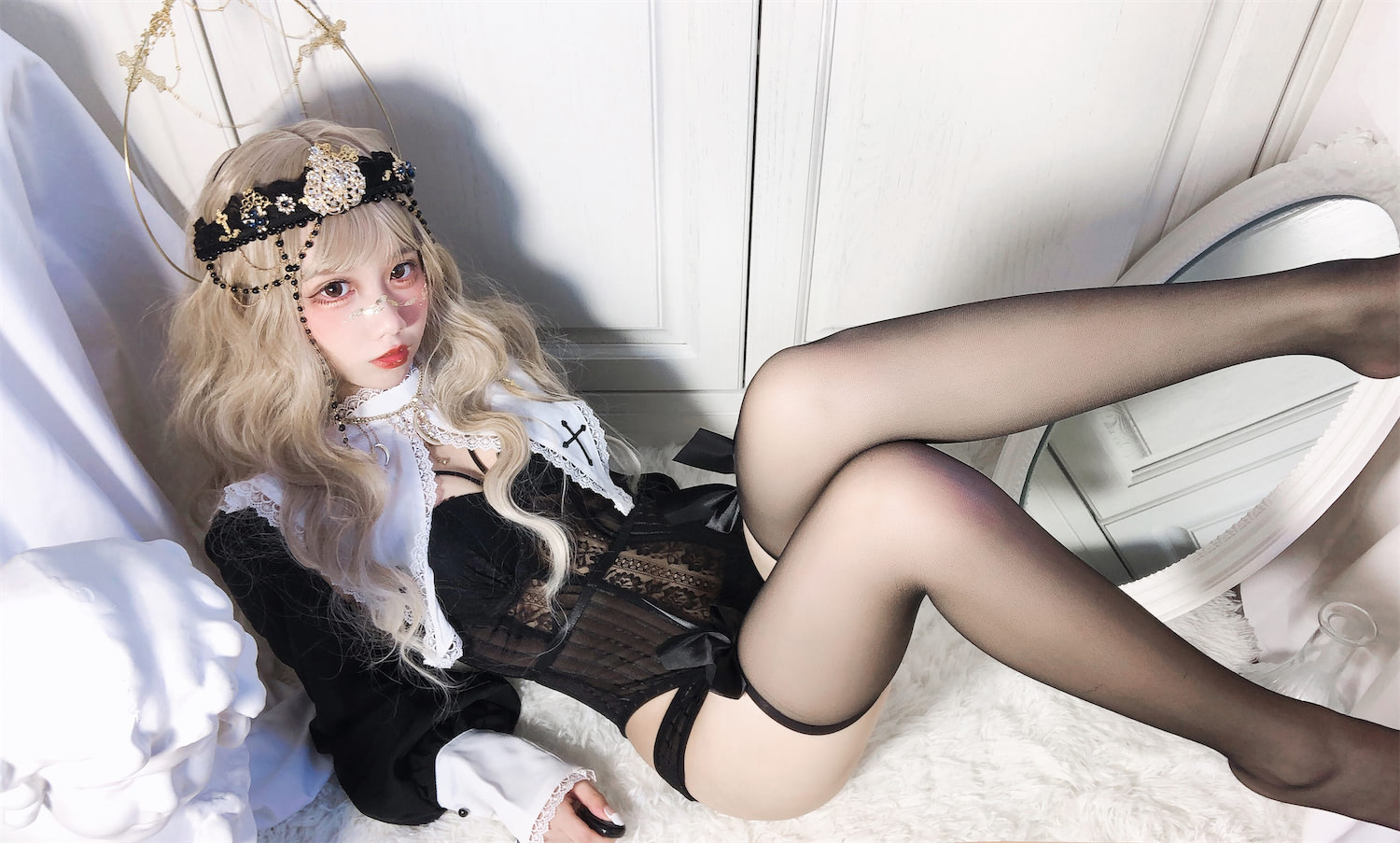 果咩酱w - 叛逆修女 [30P] - 第4张 - 机器猫次元