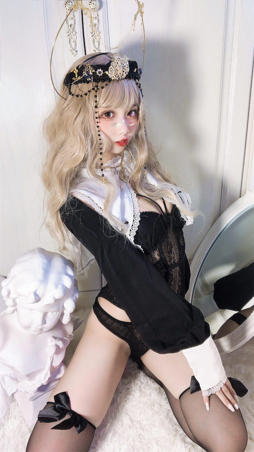 果咩酱w - 叛逆修女 [30P] - 第2张 - 机器猫次元