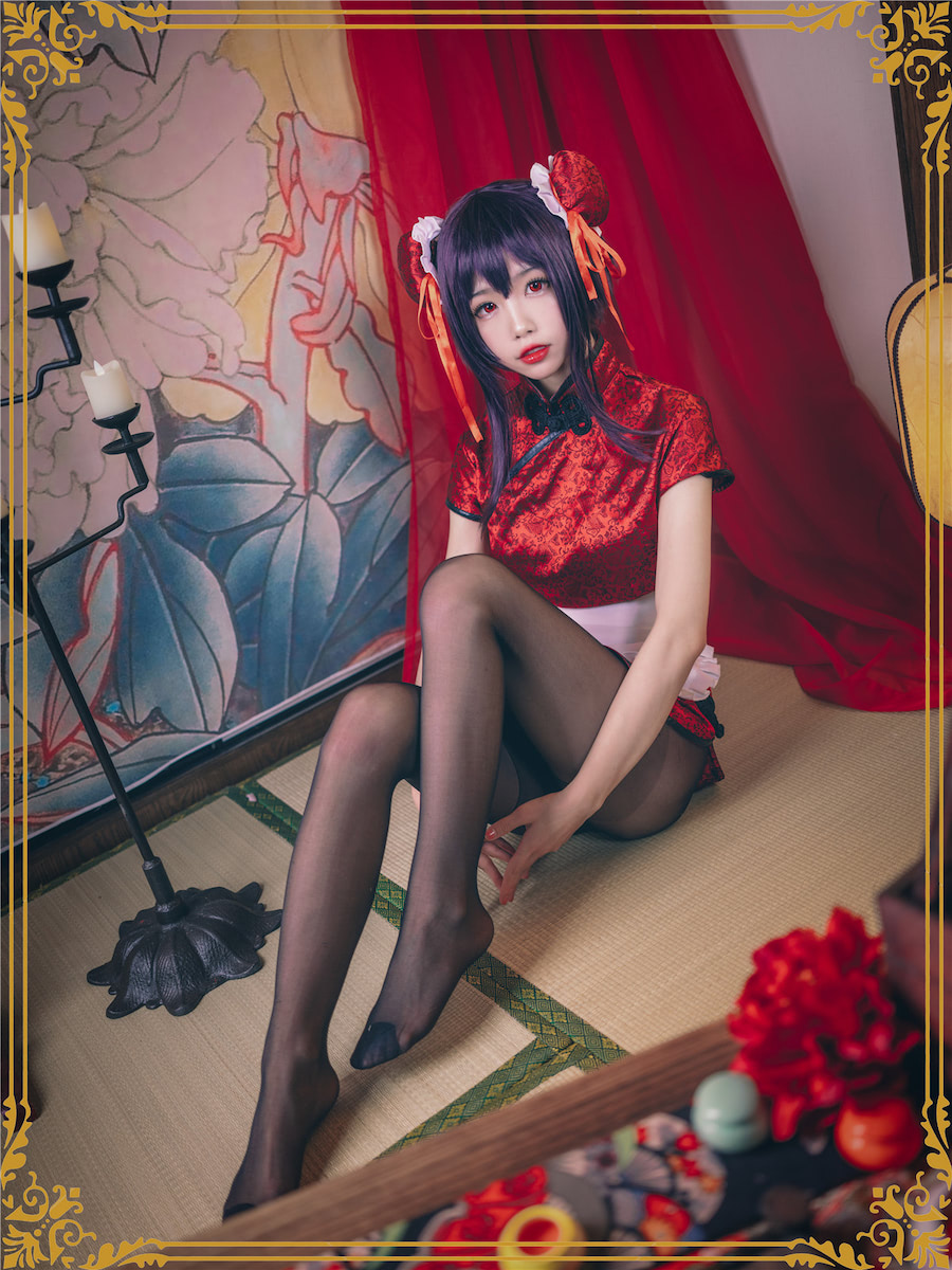 水淼aqua - 霞之丘诗羽 旗袍 [26P] - 第2张 - 机器猫次元
