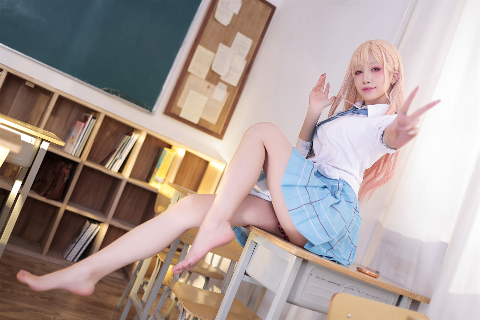 水淼Aqua - 喜多川海梦 JK豹纹 [46P] - 第6张 - 机器猫次元