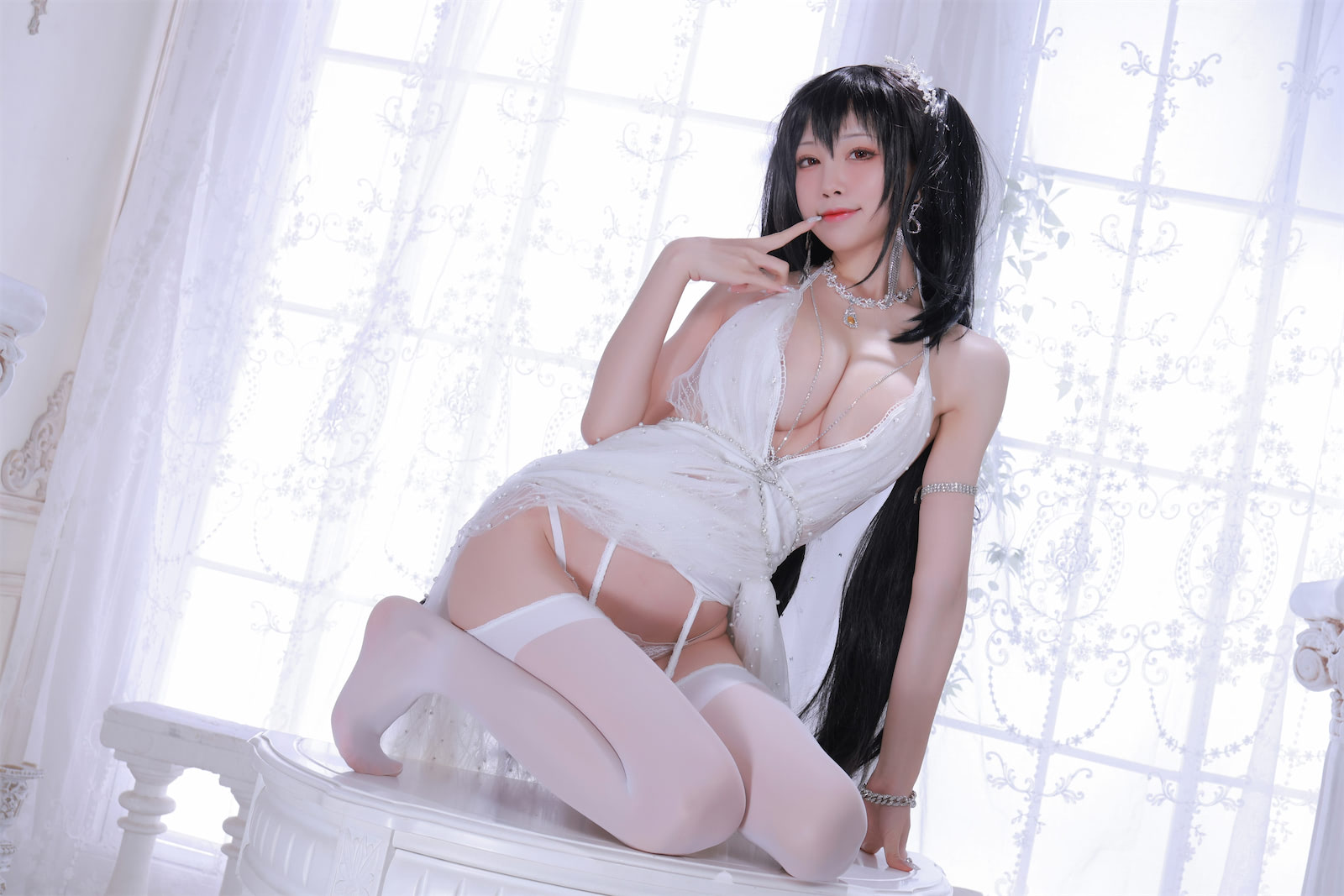水淼aqua - 大凤婚纱 [84P] - 第3张 - 机器猫次元