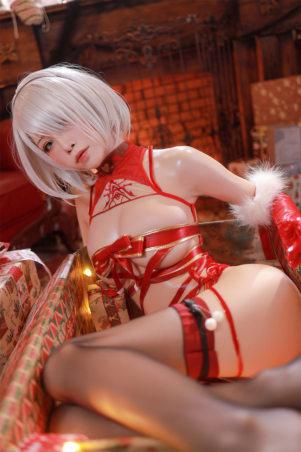 水淼aqua - 2B小姐姐圣诞 [105P] - 第6张 - 机器猫次元