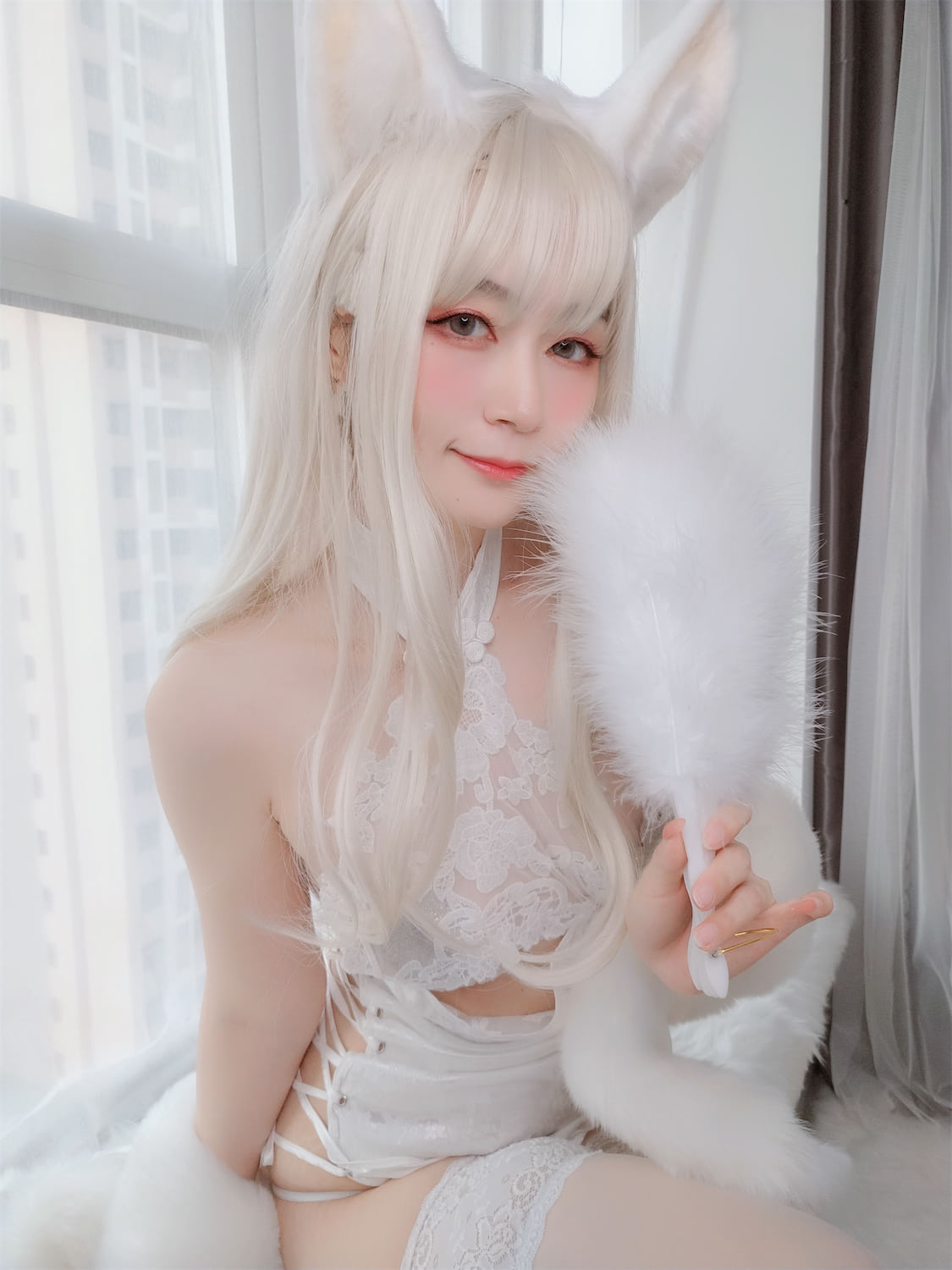 白银81 - 白狐旗袍 [100P] - 第5张 - 机器猫次元