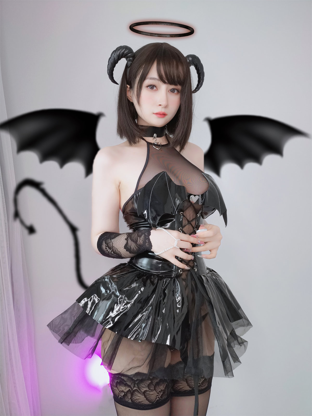 白银81 - 黑皮裙魅魔 [63P] - 第5张 - 机器猫次元