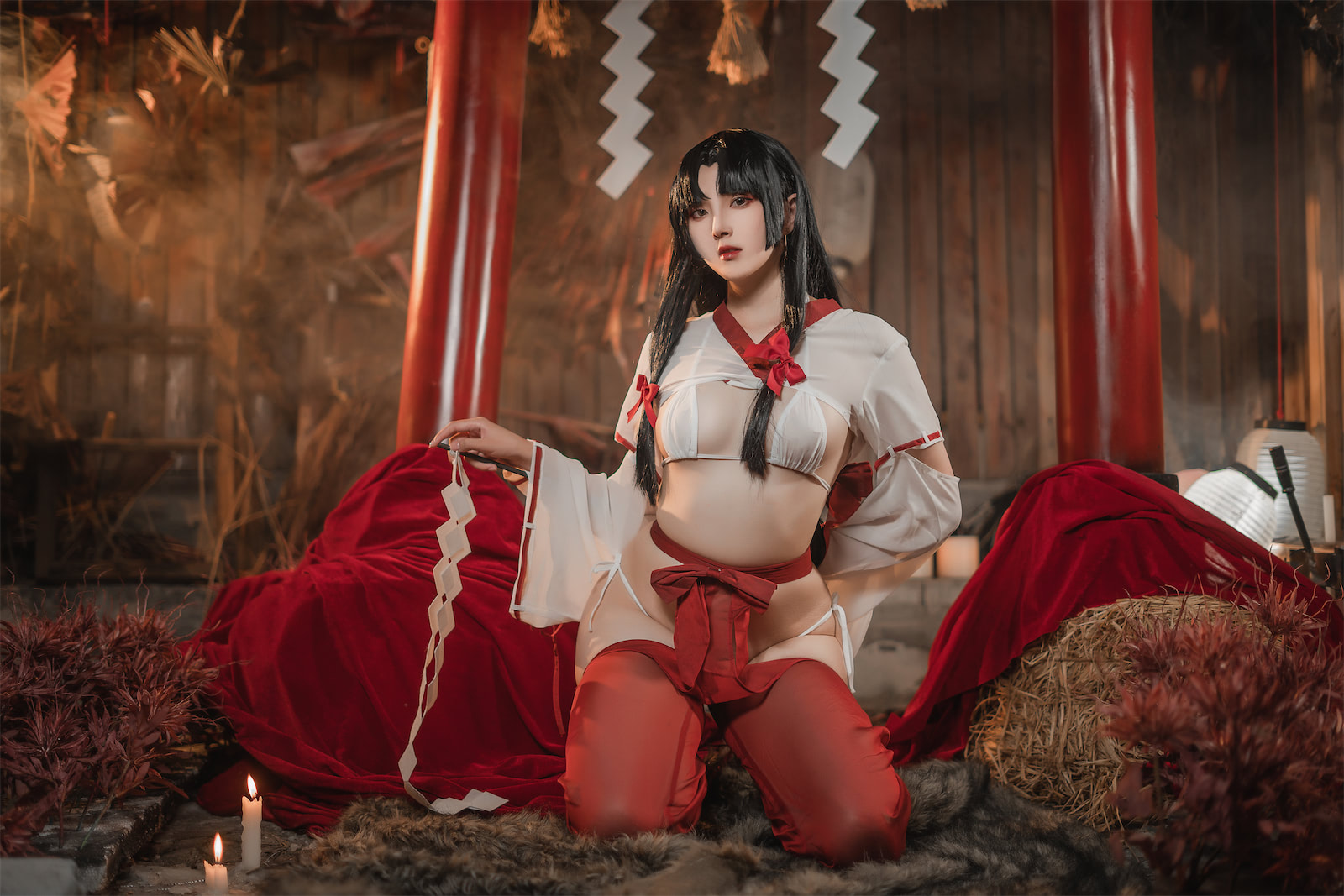 Natsuko_夏夏子 - 祈愿巫女 [54P] - 第3张 - 机器猫次元