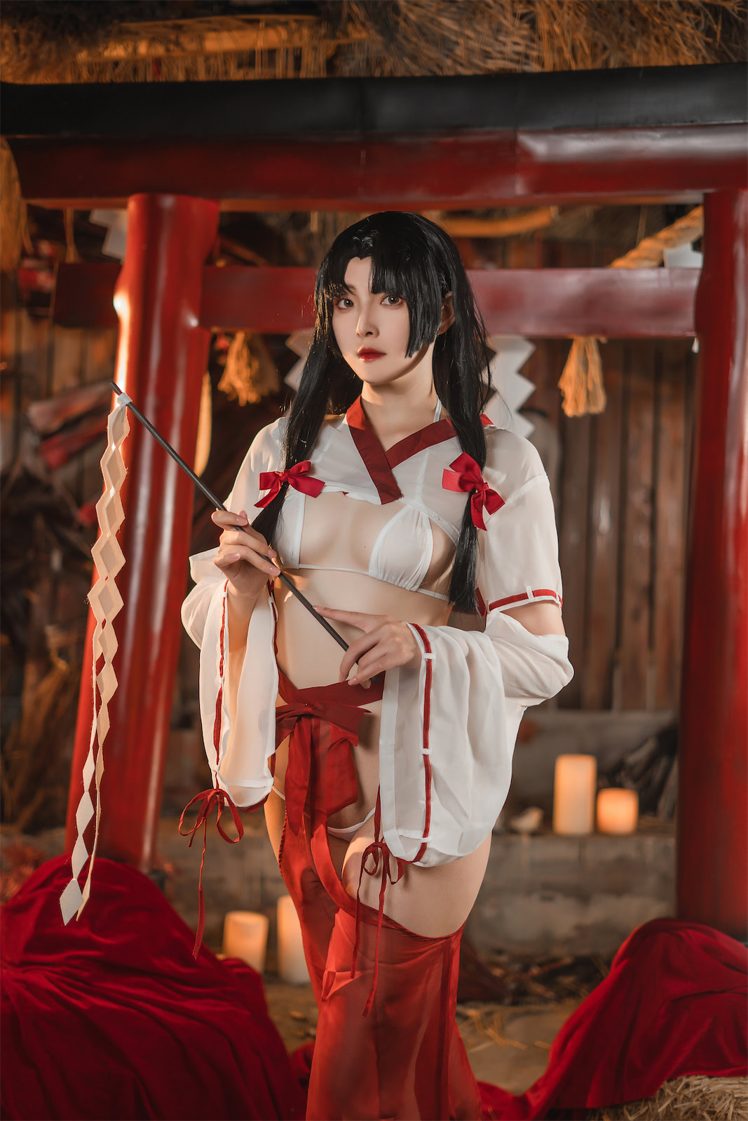 Natsuko_夏夏子 - 祈愿巫女 [54P] - 第1张 - 机器猫次元