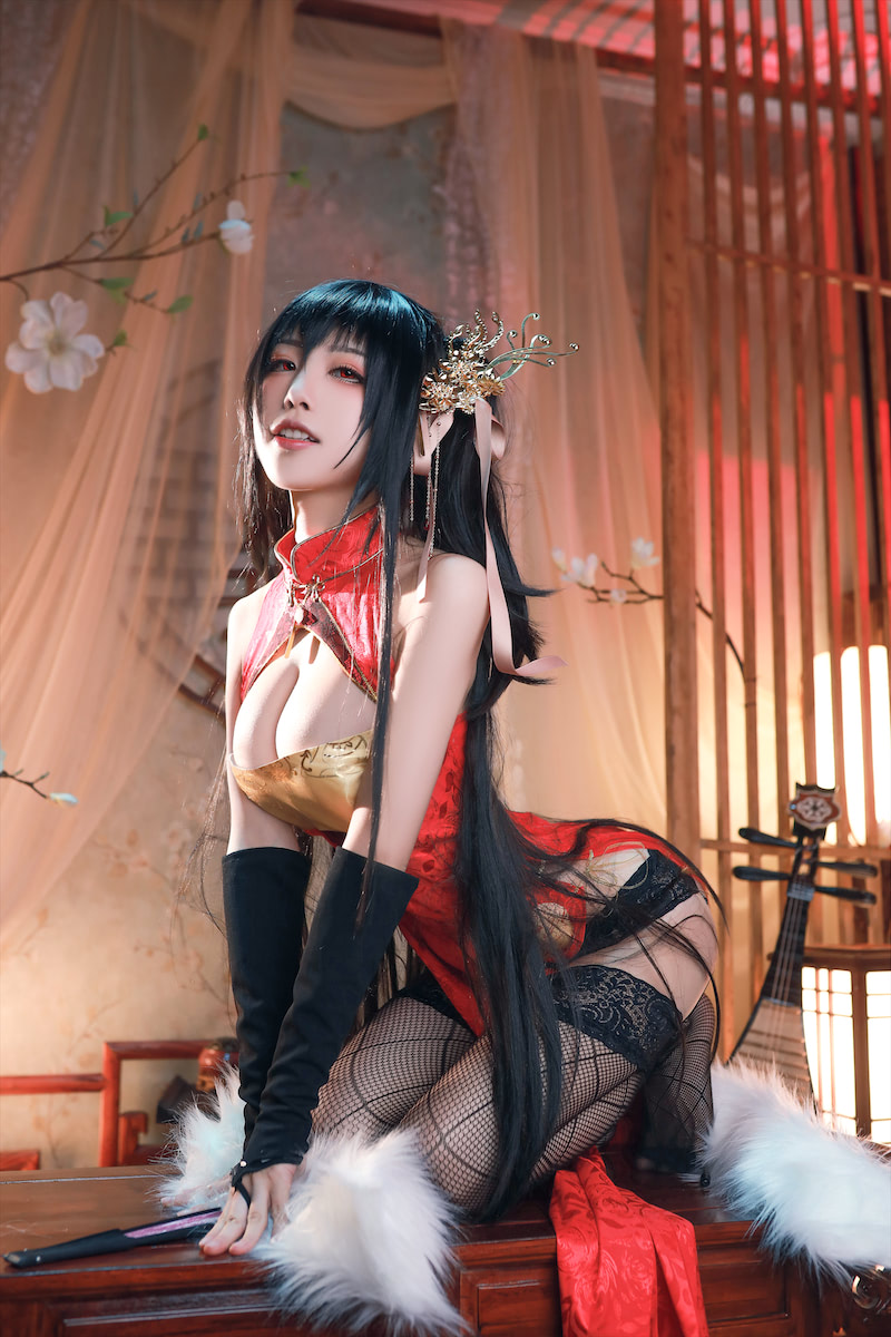 水淼aqua - 大凤旗袍 [40P] - 第5张 - 机器猫次元