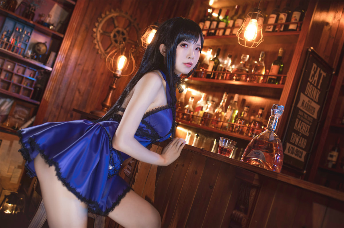 水淼aqua - 蒂法礼服旗袍 [40P] - 第4张 - 机器猫次元