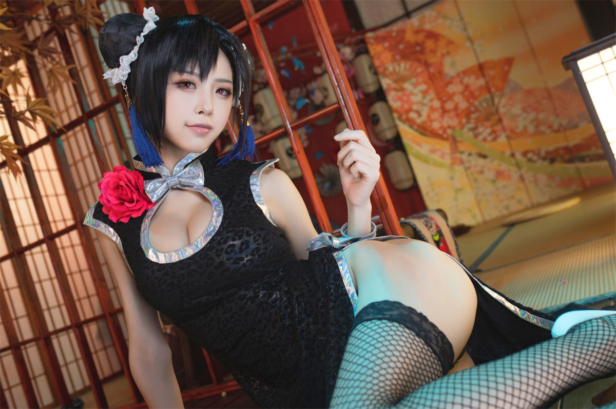 水淼aqua - 蒂法礼服旗袍 [40P] - 第5张 - 机器猫次元
