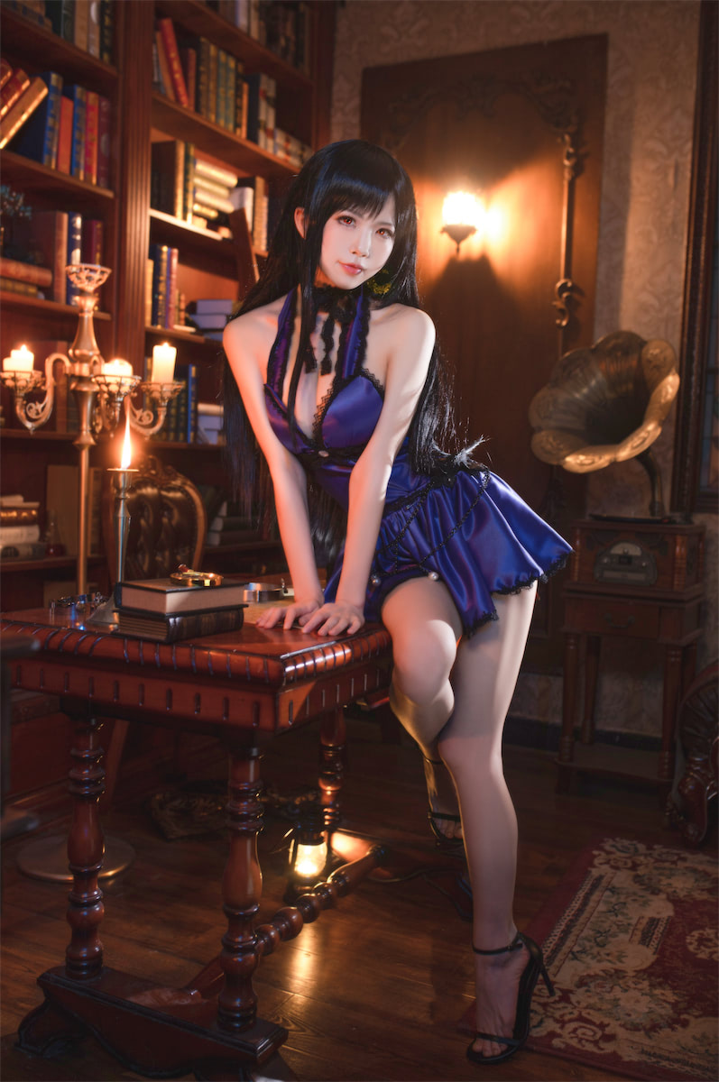 水淼aqua - 蒂法礼服旗袍 [40P] - 第1张 - 机器猫次元