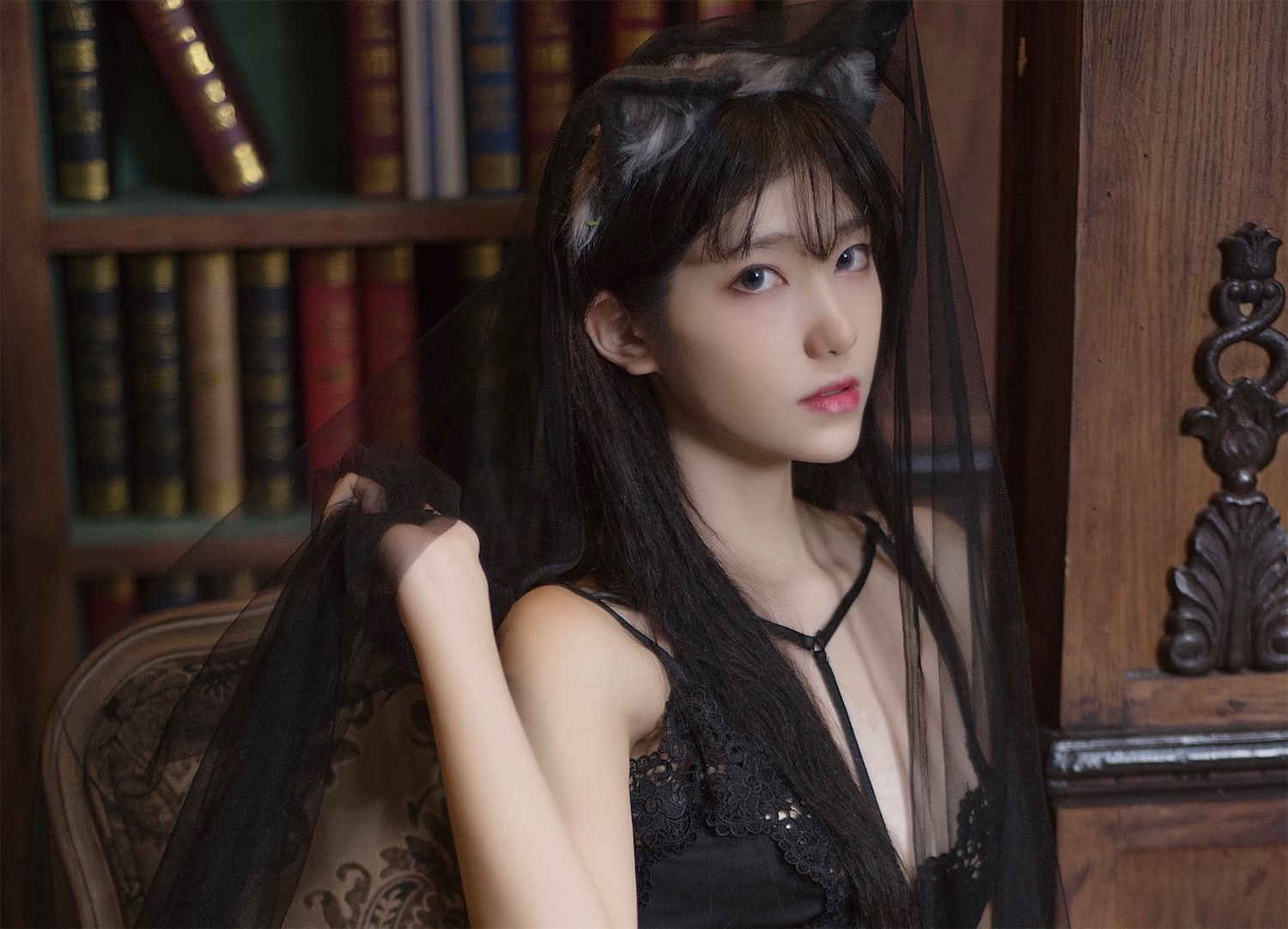 Momoko葵葵 - 黑猫 [18P] - 第1张 - 机器猫次元