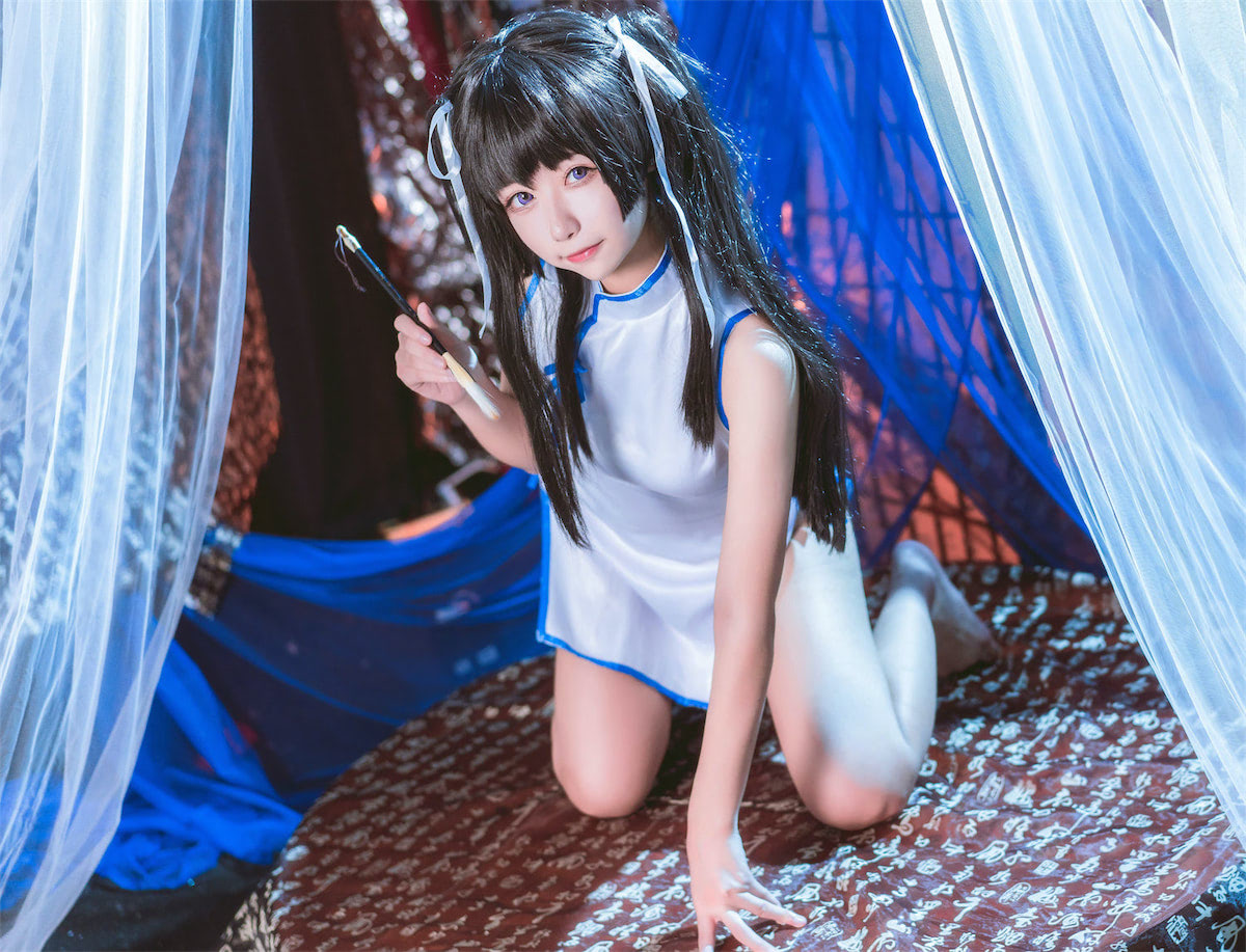 Momoko葵葵 - 御子乃铃白旗袍 [10P] - 第3张 - 机器猫次元