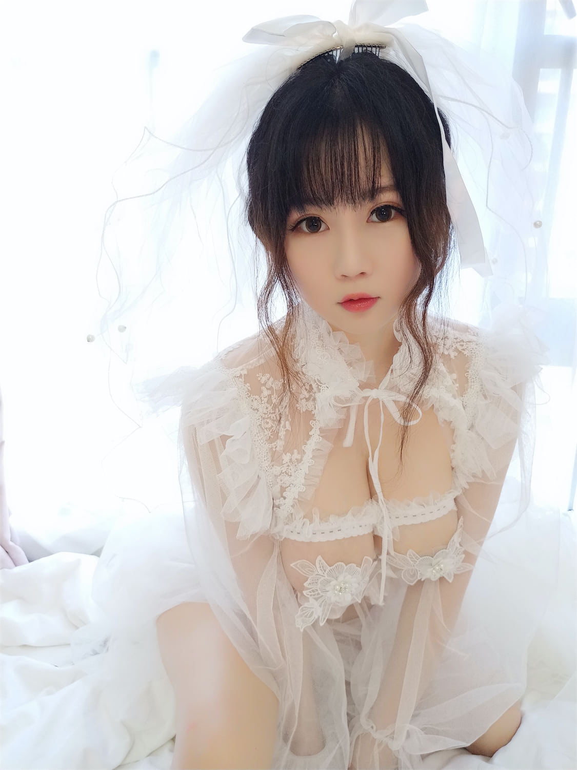 是依酱吖 - 蕾丝花嫁 [40P] - 第5张 - 机器猫次元