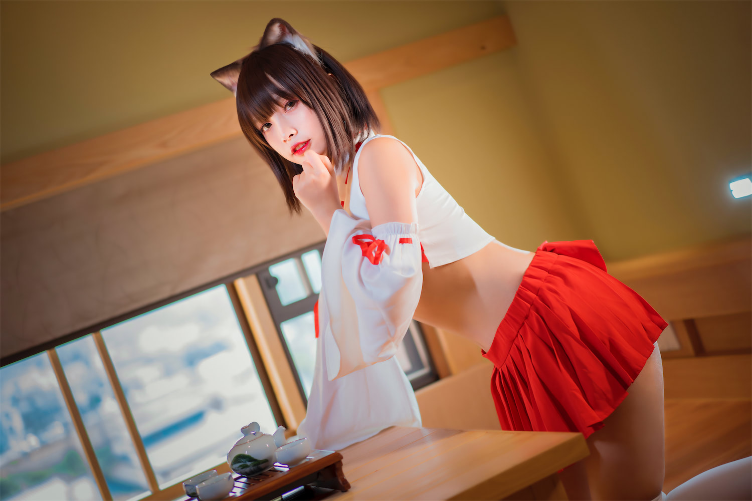 Neko-薇薇 - 巫女 [30P] - 第3张 - 机器猫次元