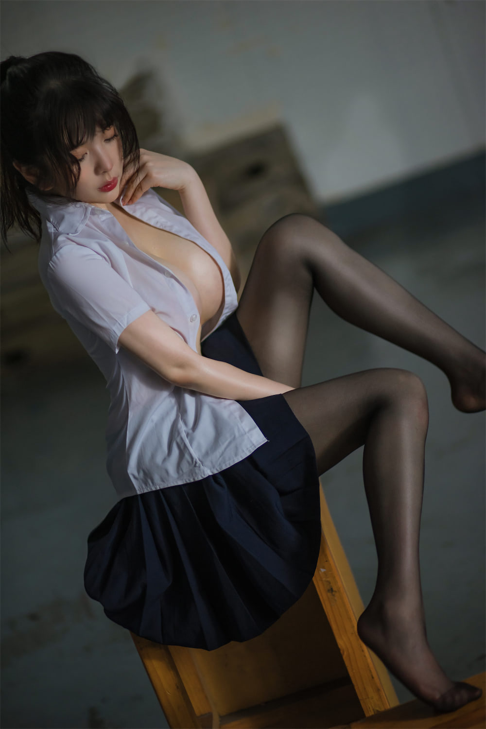 NinJa阿寨寨 - 潮湿夏日OL [21P] - 第1张 - 机器猫次元
