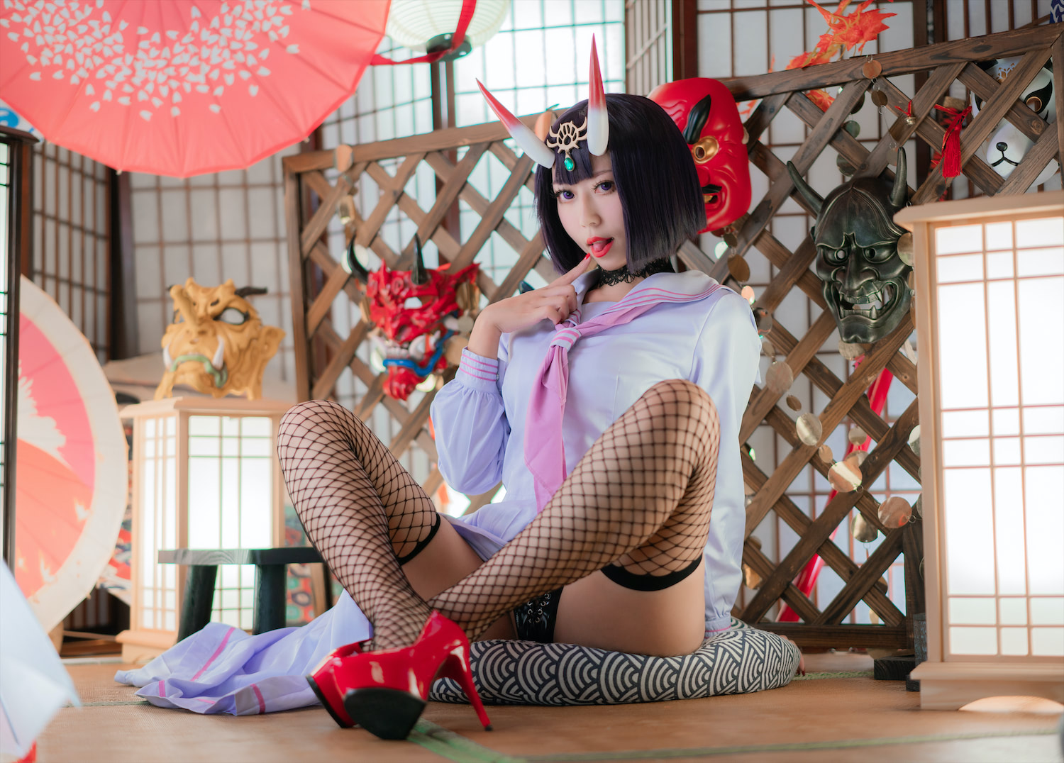 Money冷冷 - 酒吞童子JK [41P] - 第1张 - 机器猫次元