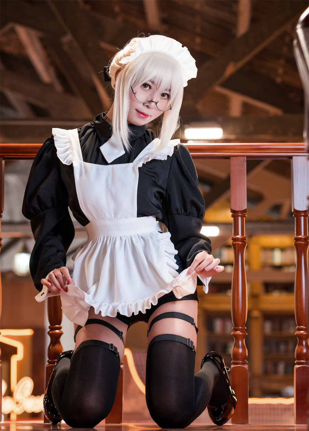 Money冷冷 - 黑呆女仆 [12P] - 第3张 - 机器猫次元
