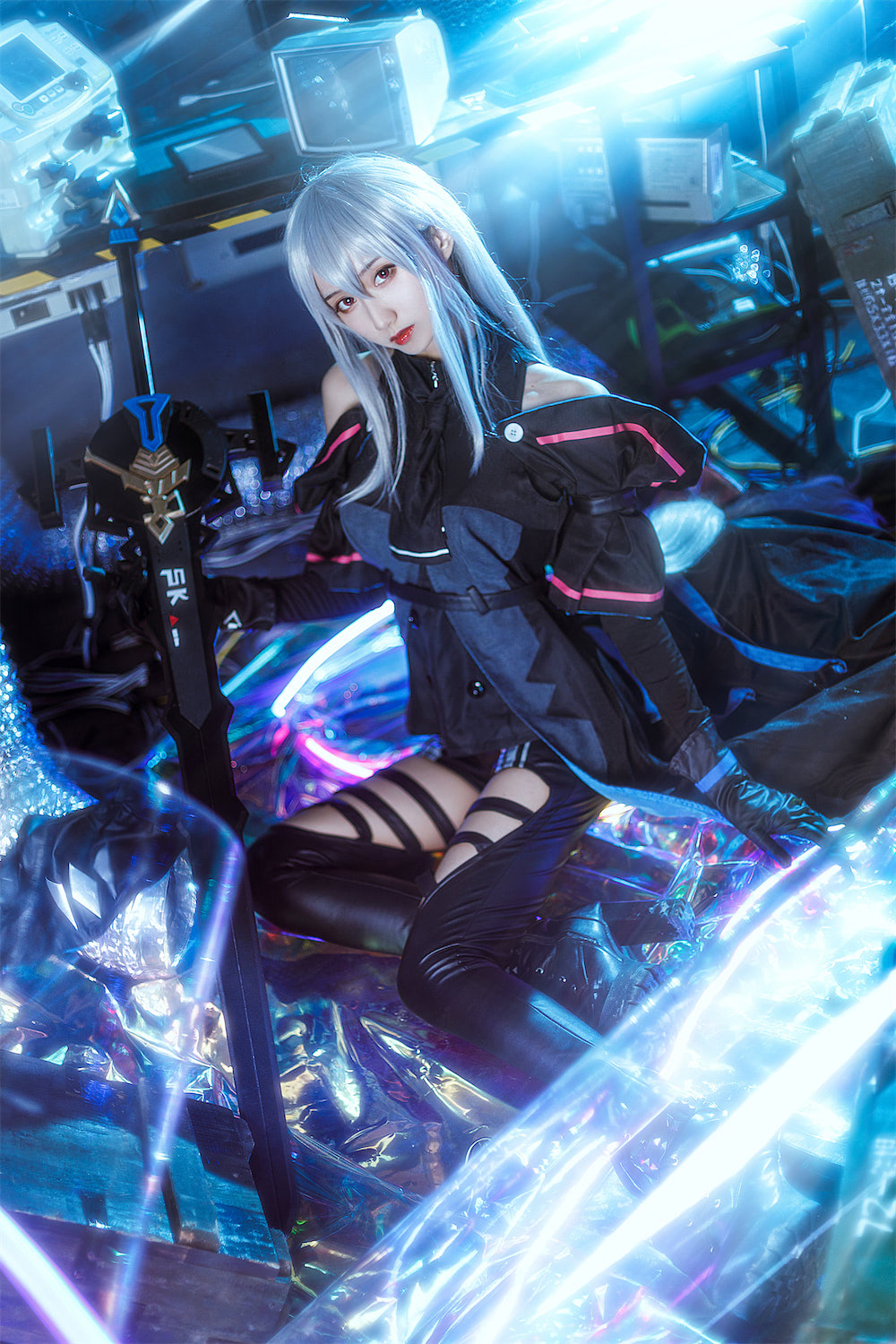 木绵绵OwO - 明日方舟 斯卡蒂 [16P] - 第4张 - 机器猫次元