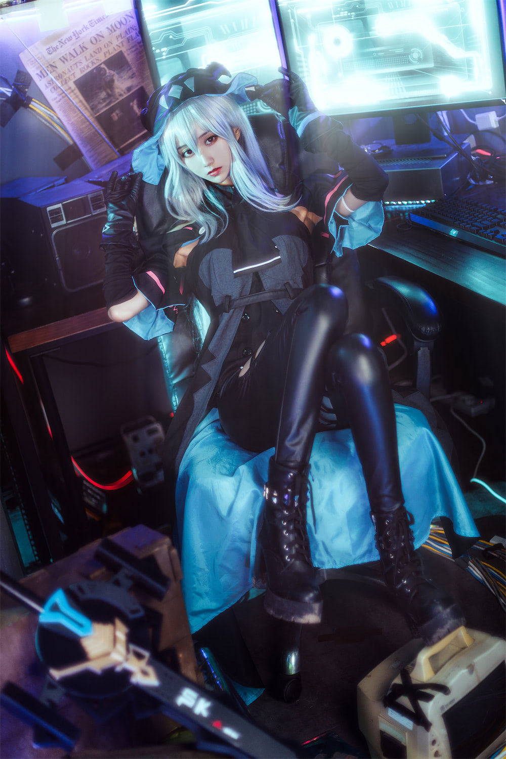 木绵绵OwO - 明日方舟 斯卡蒂 [16P] - 第2张 - 机器猫次元