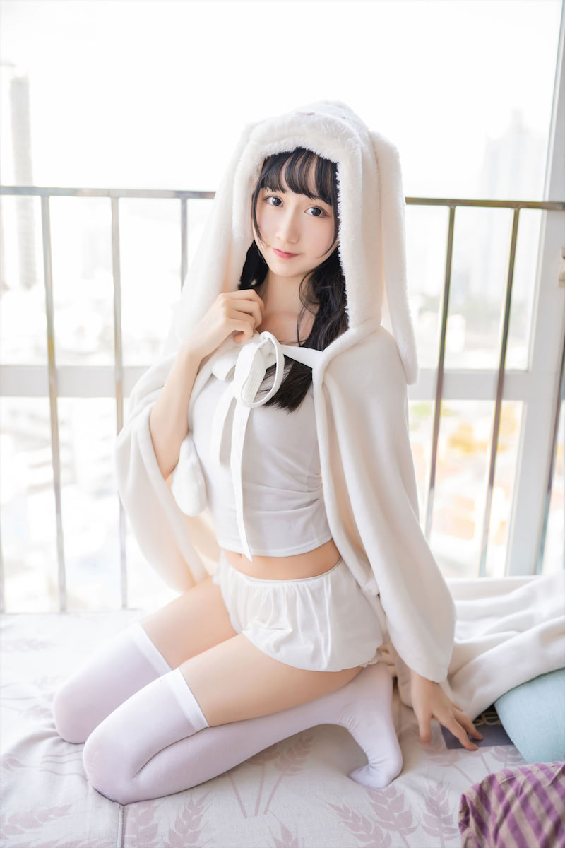 木绵绵OwO - 浴巾兔子 [42P] - 第3张 - 机器猫次元