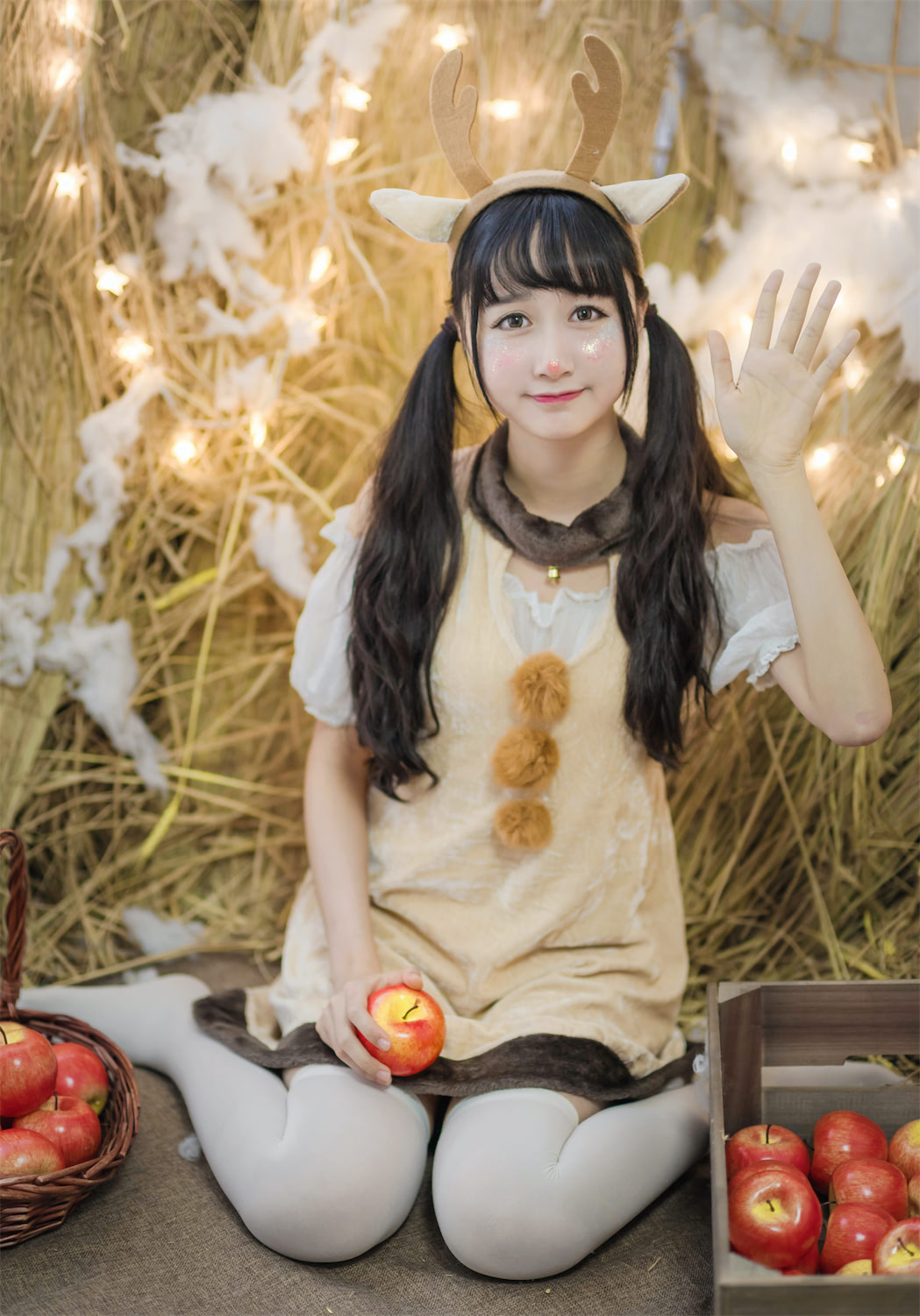 木绵绵OwO - 圣诞麋鹿 [44P] - 第6张 - 机器猫次元