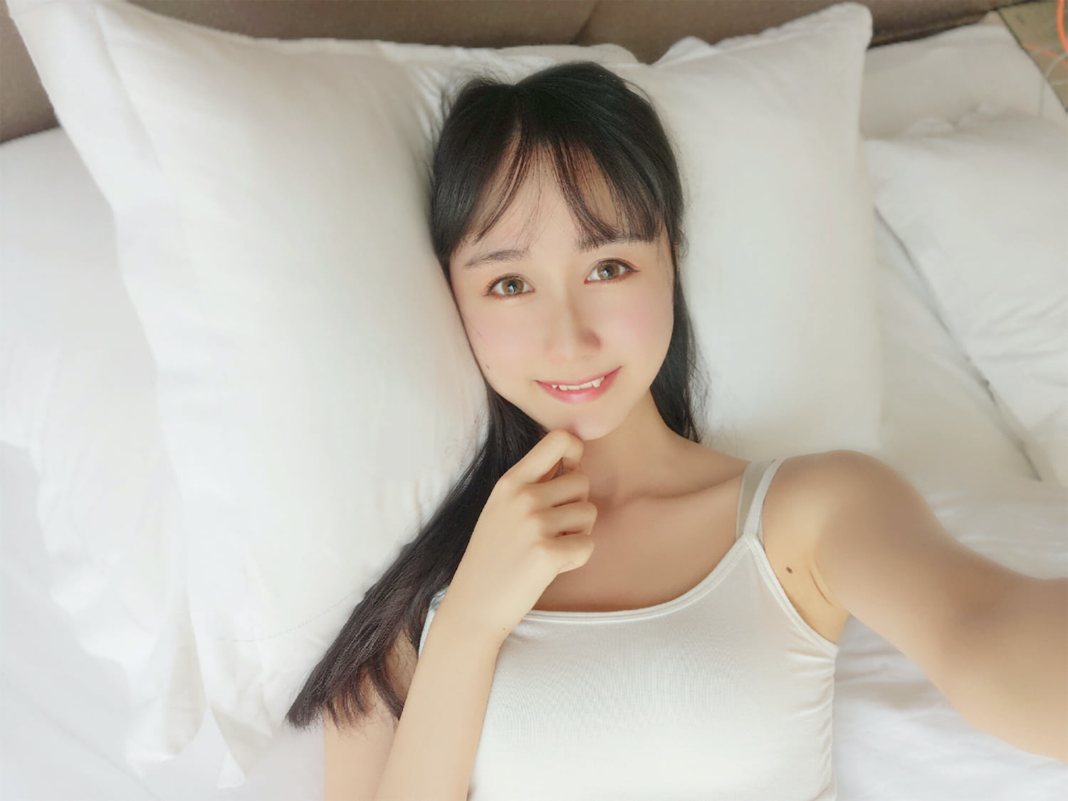 木绵绵OwO - 白色背心 [18P] - 第6张 - 机器猫次元