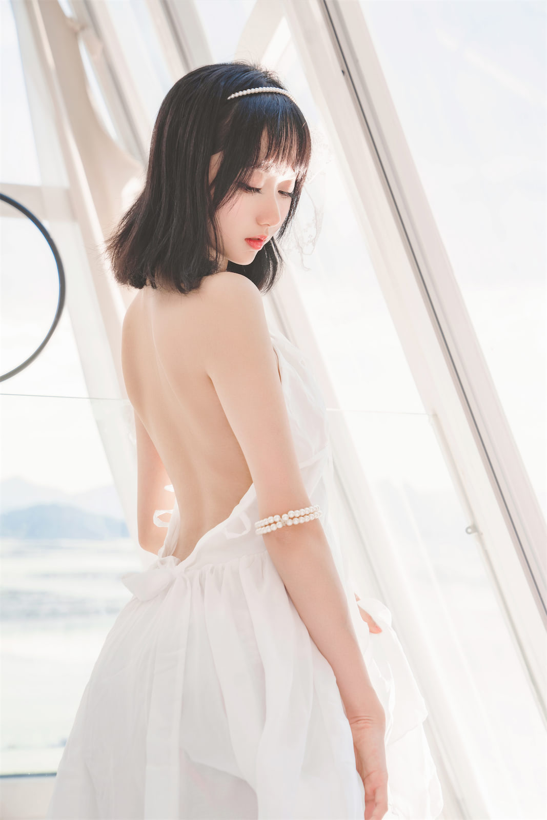 木绵绵OwO - 温柔白裙 [24P] - 第3张 - 机器猫次元