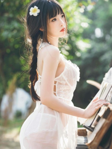 清水由乃 - 田园蕾丝裙 [65P-2.66GB]