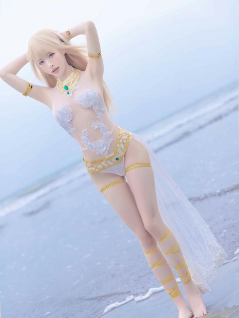 清水由乃 - 玛丽萝丝 白色泳衣 [33P-355MB]