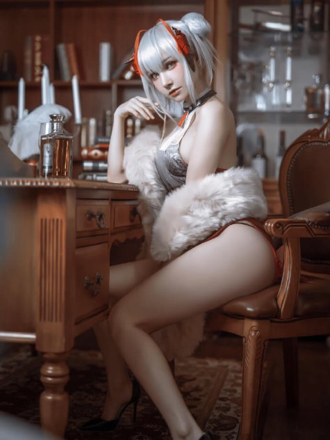 【COS正片】明日方舟W旗袍礼服cos cn一千只猫薄禾