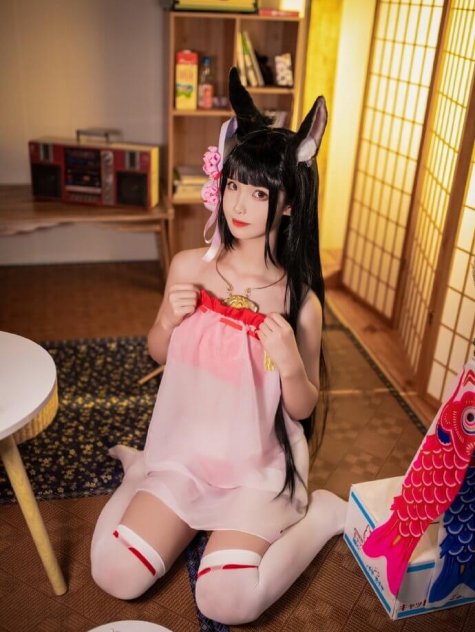 【COS正片】碧蓝航线长门睡衣cos神子的休憩 cn画晴